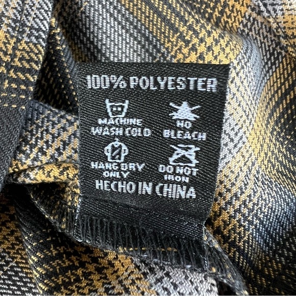 Dixxon Brownells Big Iron Plaid Flannel Pearl Snap Shirt Women’s Medium EUC - Picture 13 of 14